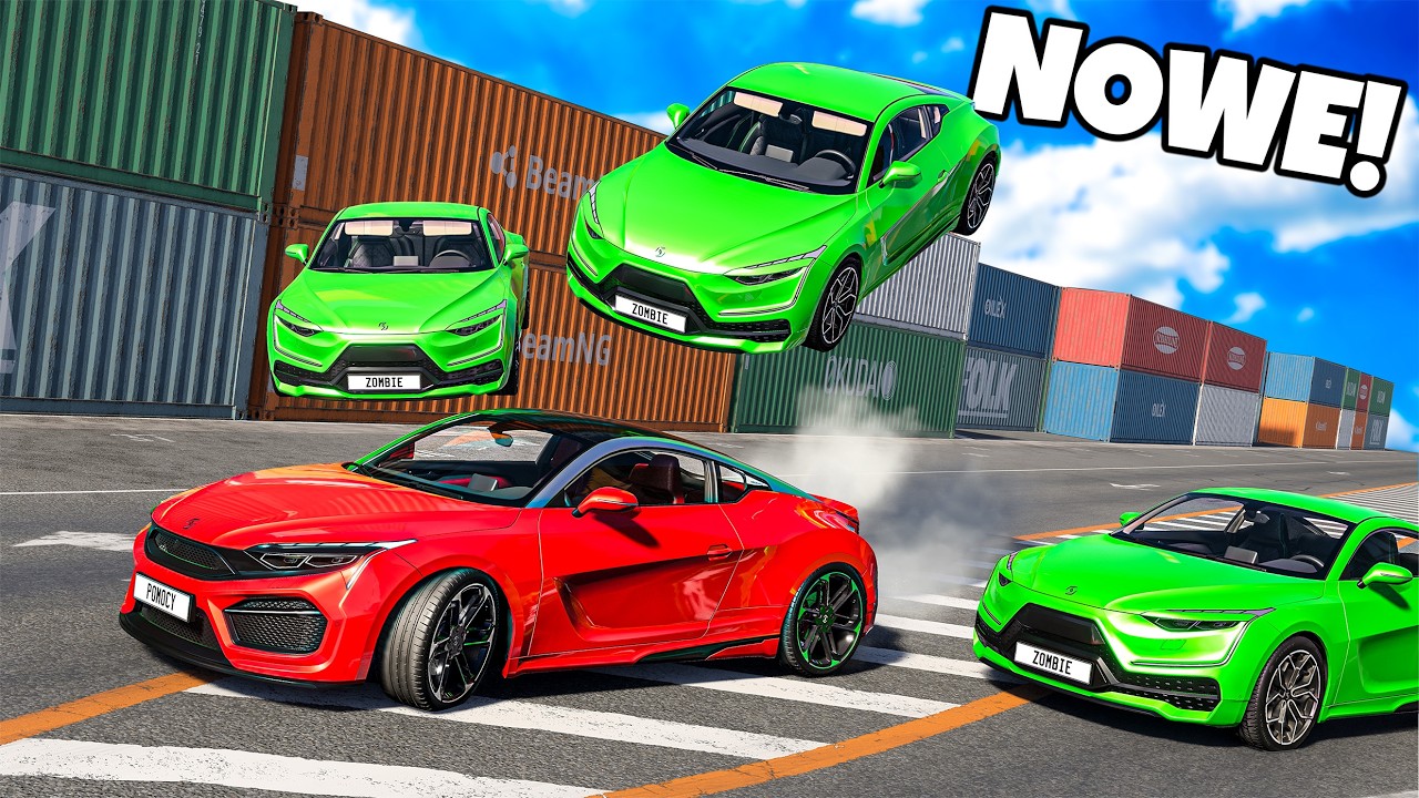 ❄️ TESTING NEW ZOMBIE CARS! UPDATE | BeamNG Drive |