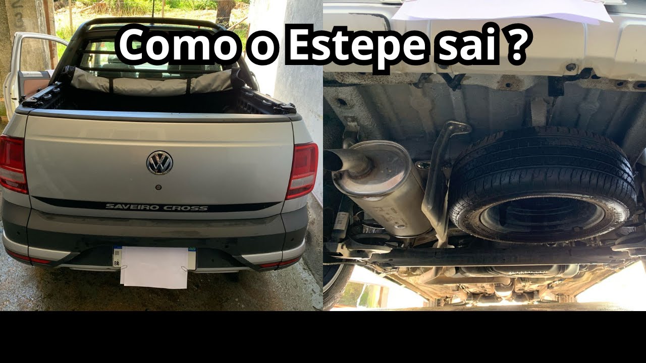 COMO RETIRAR O ESTEPE DA SAVEIRO CROSS 2023