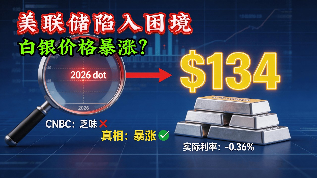 美联储刚刚终结了黄金白银的牛市吗？#白银 #美联储 #点阵图 #投资理财 #通货膨胀 #实际利率 #黄金走势 #财经内幕 #财富增值 #石油战争