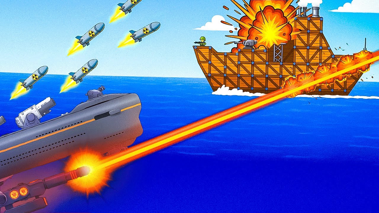Most Powerful Submarine EVER MADE Obliterates Every Battleship in FORTS