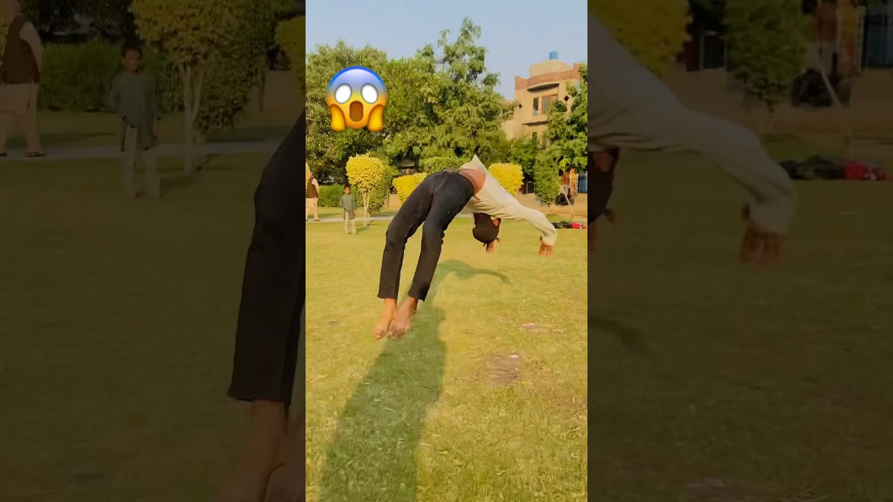 😱Public me back handsprings#btao ktne hen?#twin gymnasts#backflip tutorial#fitness#gymnastics short
