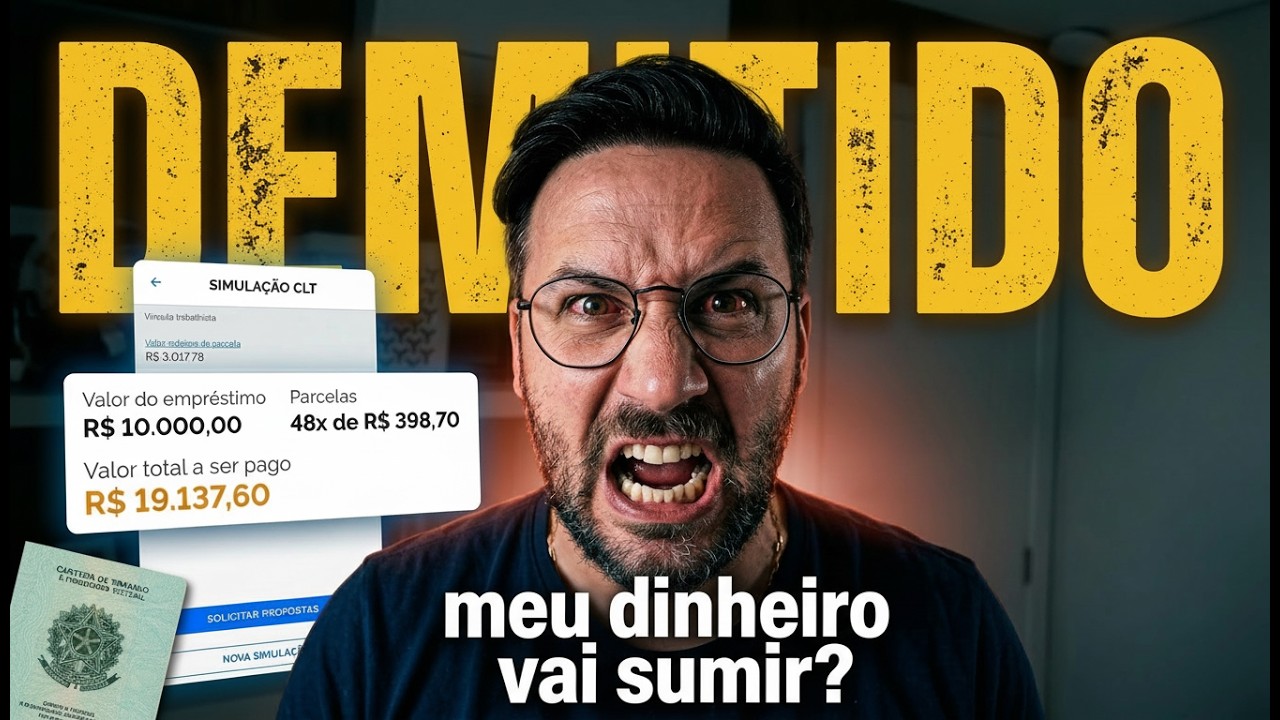 FUI DEMITIDO! O Banco Pode Pegar Toda a Minha Rescisão? (A Regra do Empréstimo CLT)