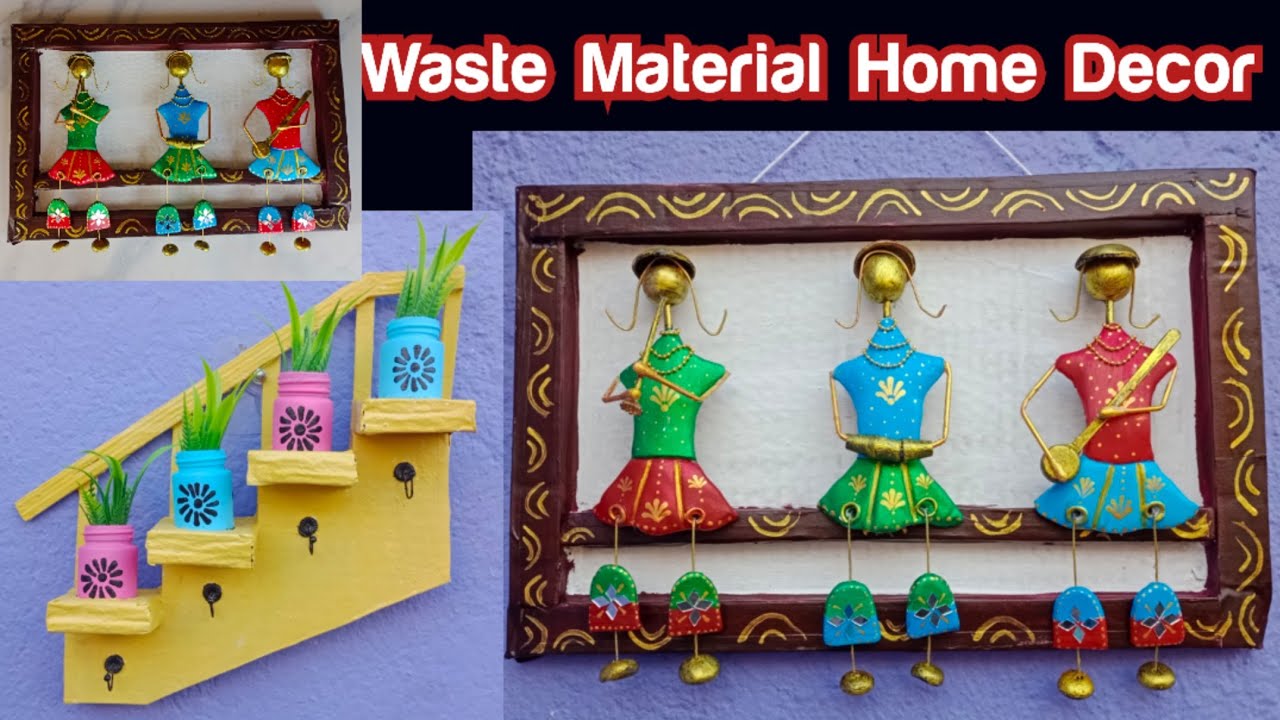 Waste Material Home Decor Ideas | Best Out Of Waste Ideas | DIY Home/Room Decor Ideas 