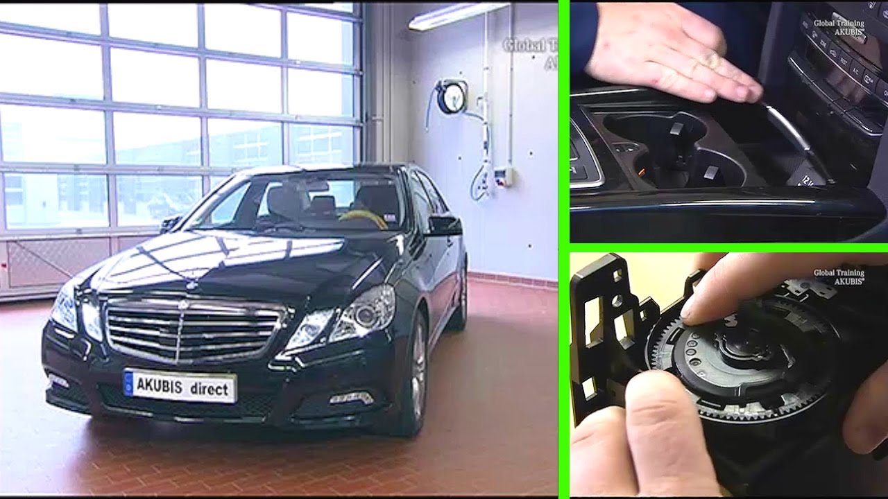 Mercedes-Benz E-Class - Крышка пепельницы/ящика для хранения вещей закрывается с трудом и/или не ...