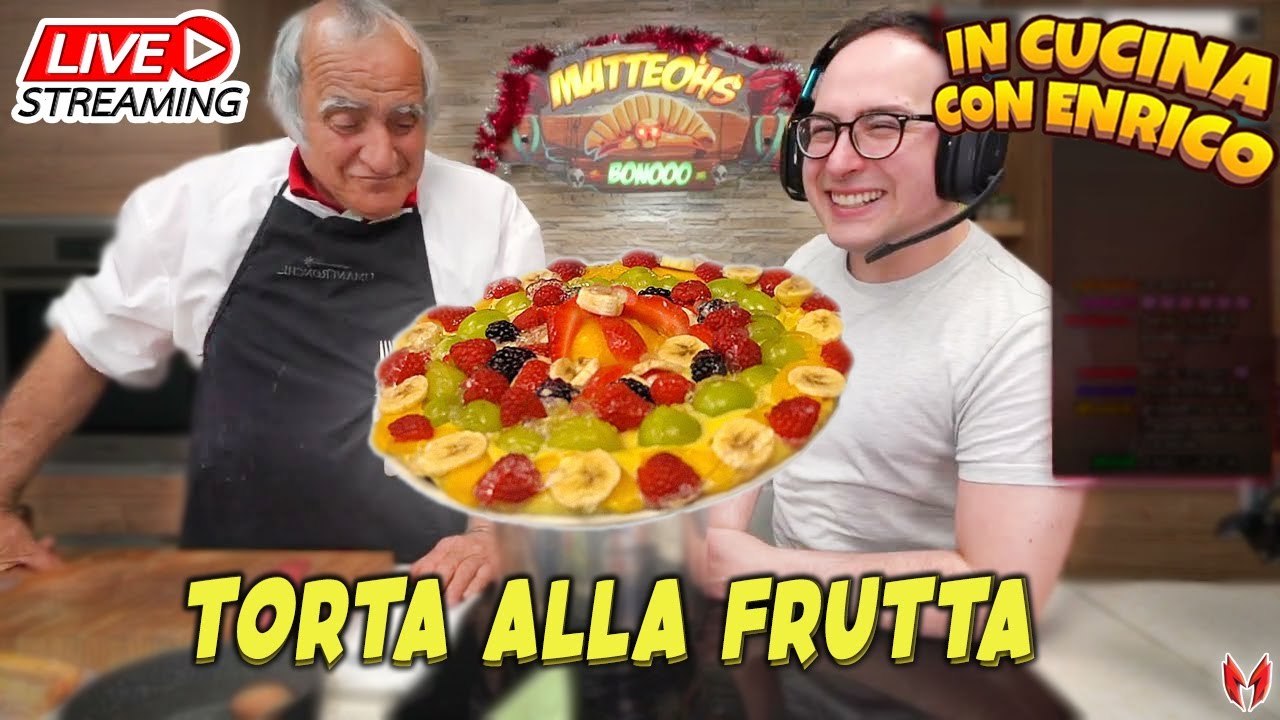 [LIVE] TORTA ALLA FRUTTA di Enrico CUOCO | IN CUCINA CON MATTEOHS