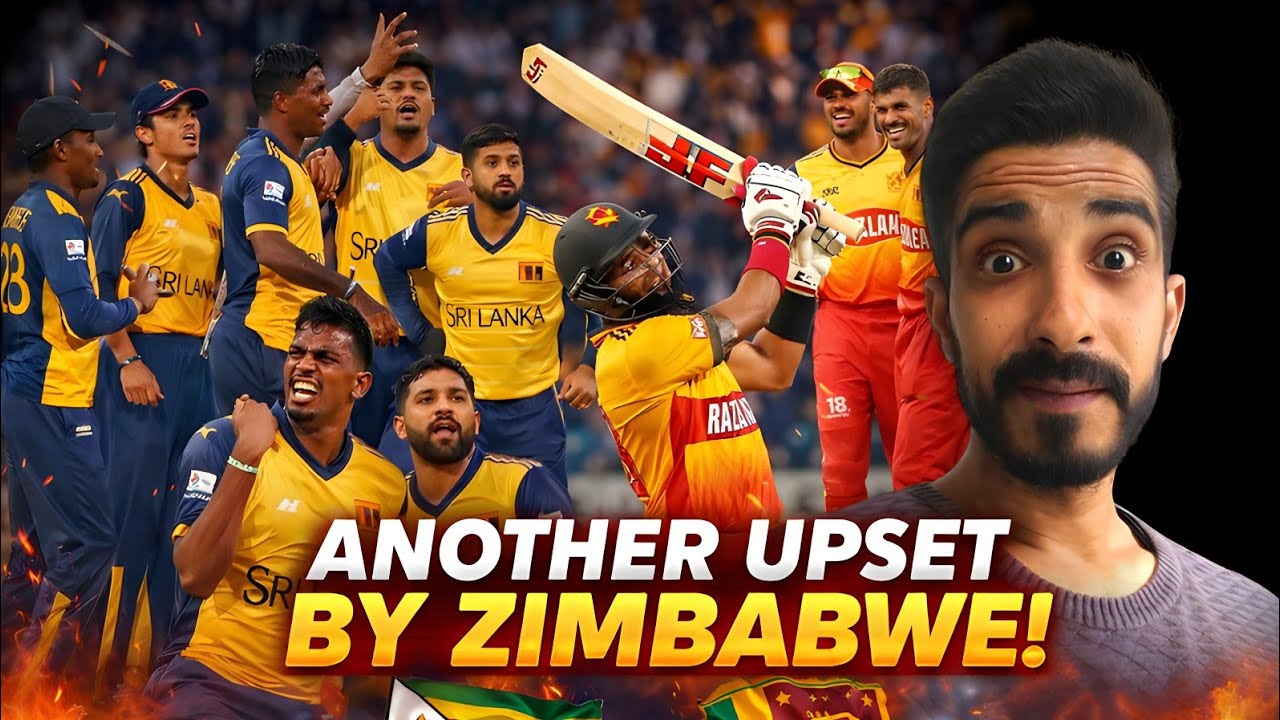 Zimbabwe Stun Sri Lanka! 😱 Another T20 World Cup 2026 Upset | Sikandar Raza You Beauty! 🇿🇼🔥