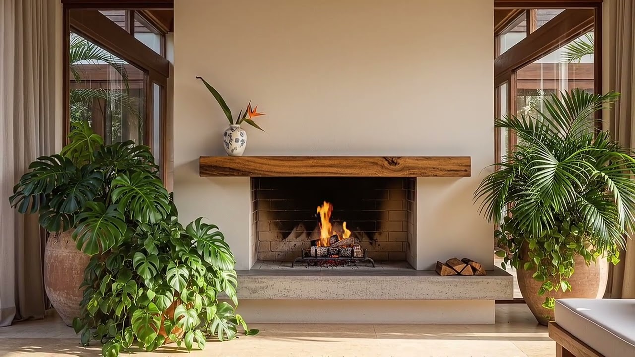 Relaxing Fireplace | Real Fire Bubbling | Fireplace Deluxe