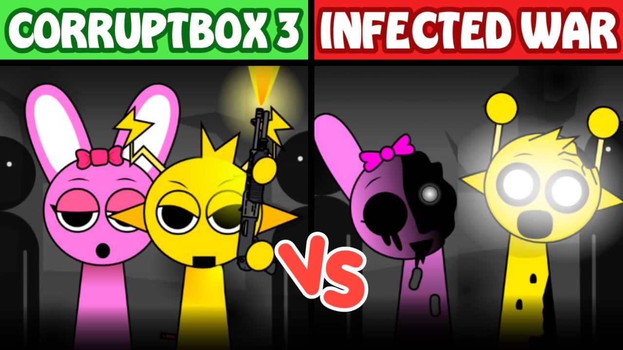Incredibox 3 Corruptbox But Sprunki Infected War Mod All Characters (Horror VS Chaos)