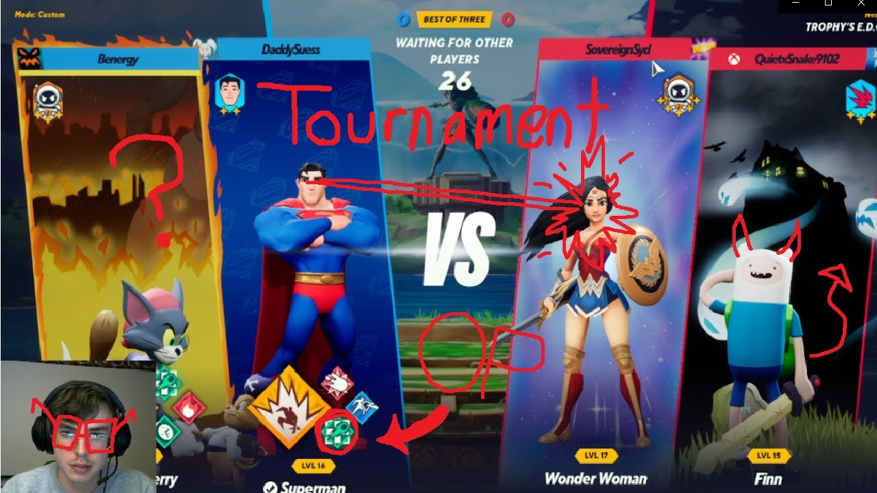 Multiversus TOURNAMENT matches! 2v2 high level Gameplay 🤠 - Benergy