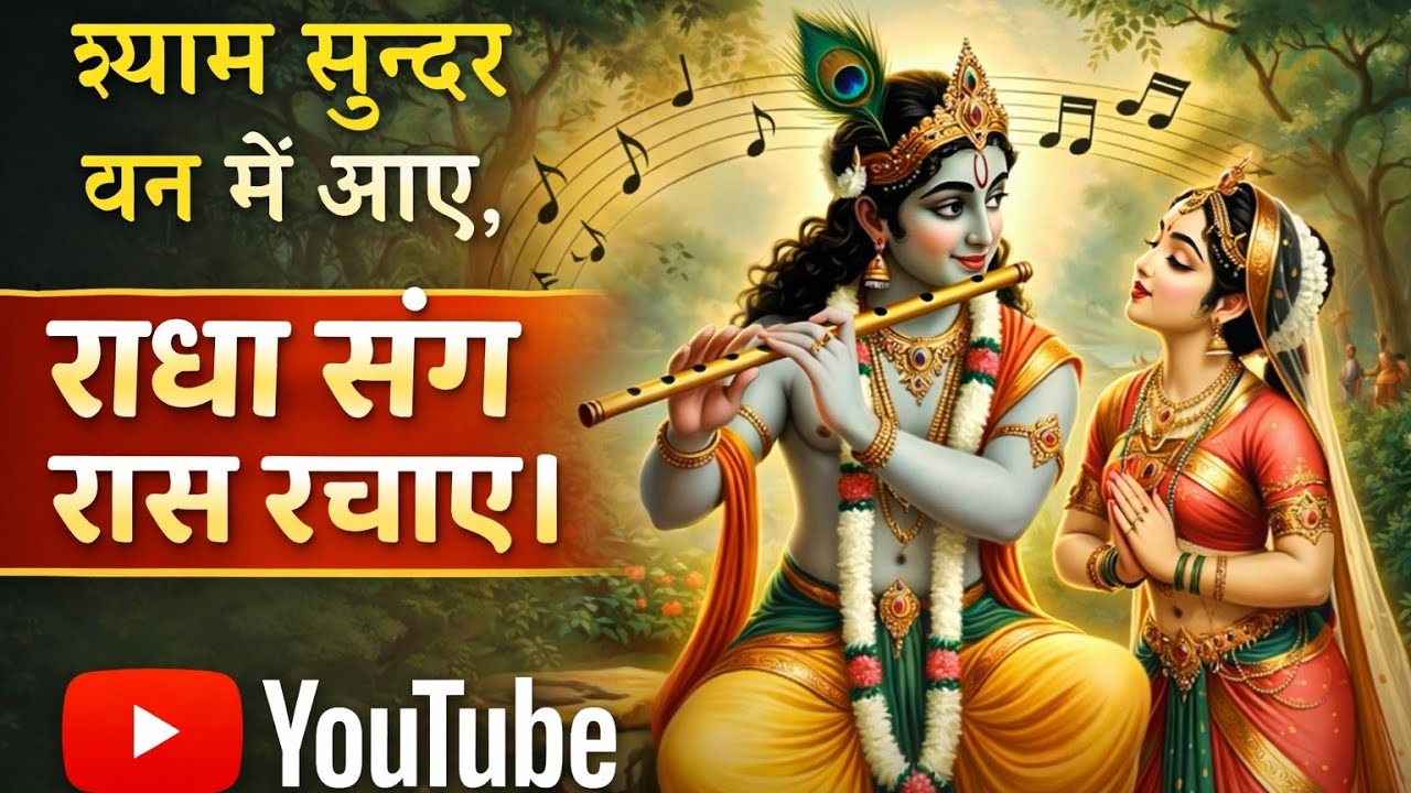 “श्याम सुंदर संग राधा रास | गोविंद नाम मधुर बंसी | New Krishna Bhajan 2026” | 🙏♥️🎶🎶🎶