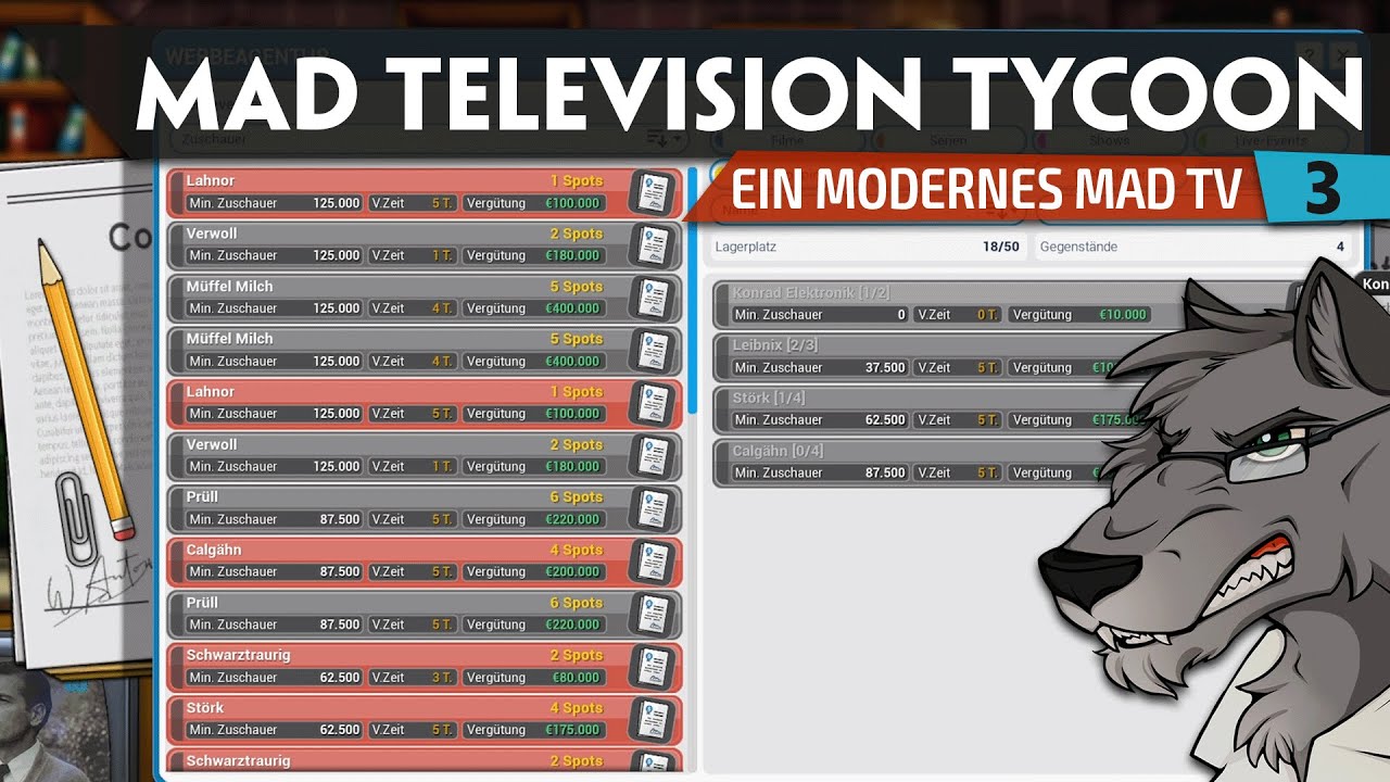 Die Restriktion der Werbelogik | Mad Television Tycoon #02