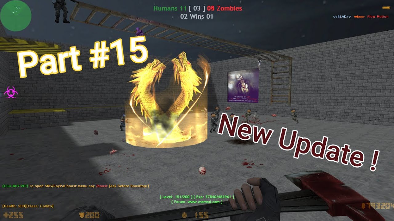 Counter-Strike 1.6:[ZOMBIES]+[CSO MOD] [#1] CSOMOD.COM [Since 2012] [New Weapons] #15