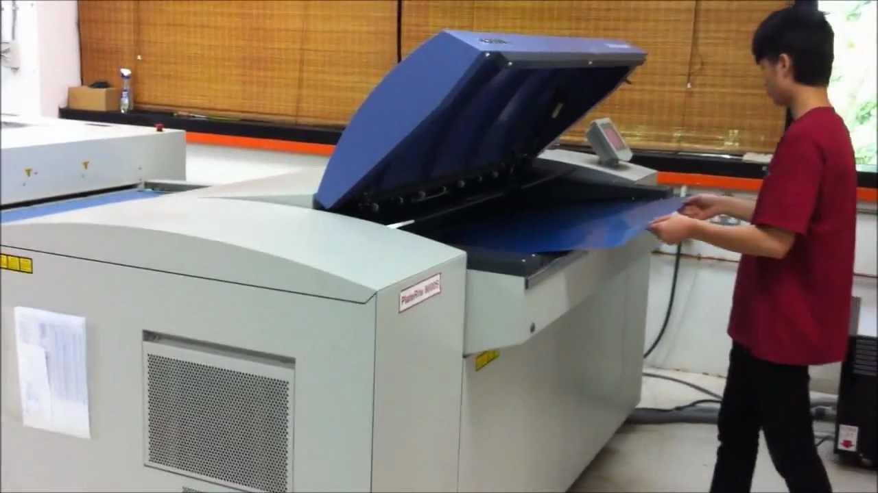 Computer-To-Plate (CTP) Image-Setter Process @ Ho Printing.wmv