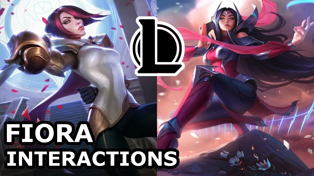Fiora Interactions with Other Champions | PROFESSIONAL, BUT PRIVILEGED | League of Legends Quotes