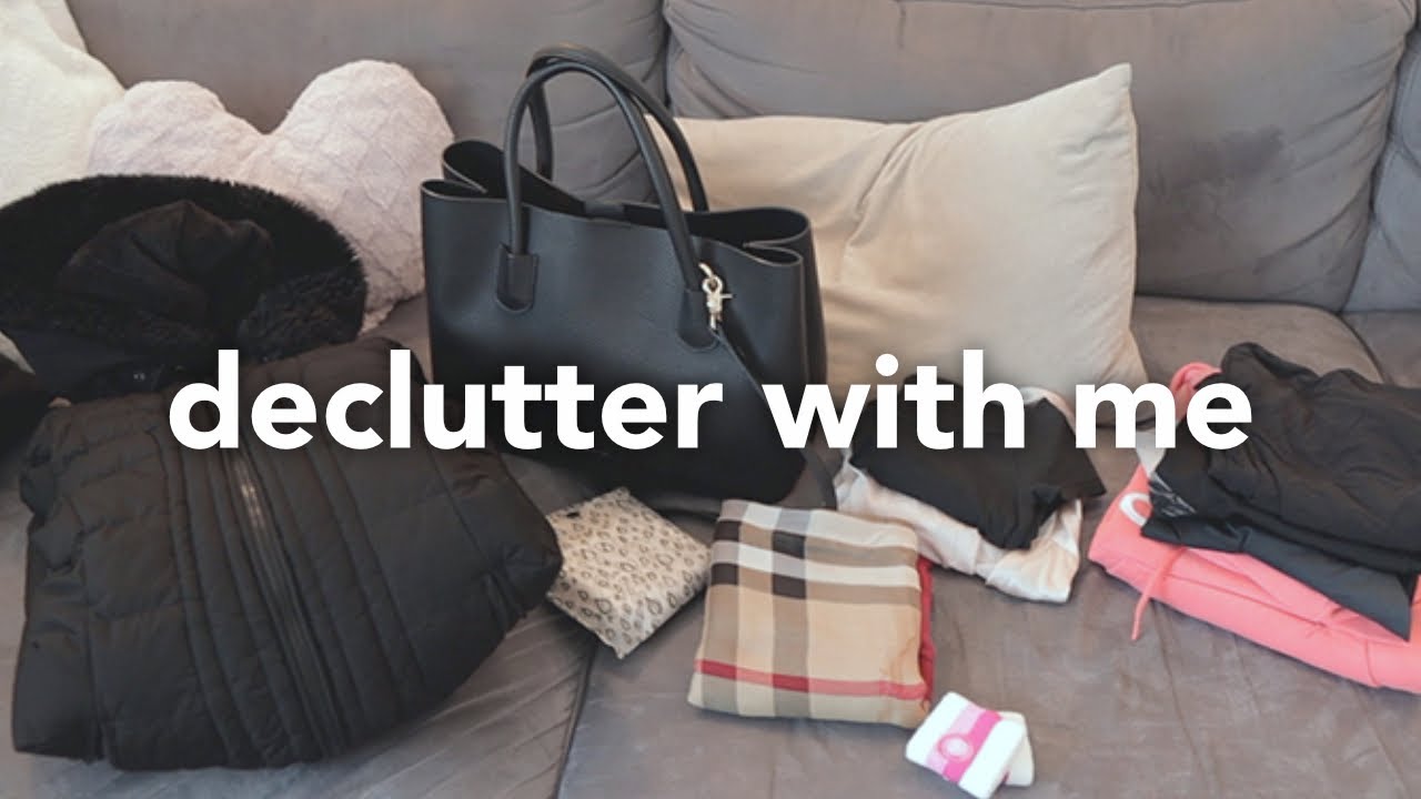 Handbag, Shoe And Capsule Wardrobe DECLUTTER 🧣 | VLOG