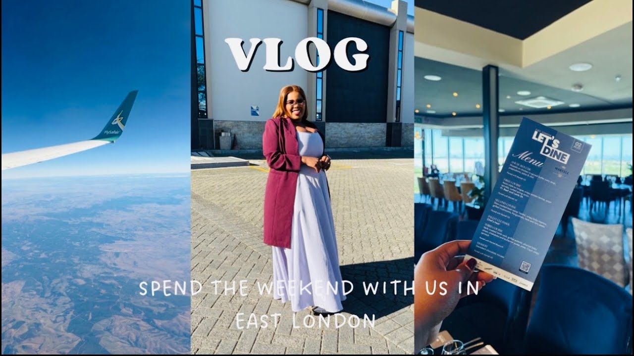 VLOG| Spend the weekend with us in East London| Lets dine with Sifo & Hush at Le Grato | SA YouTuber