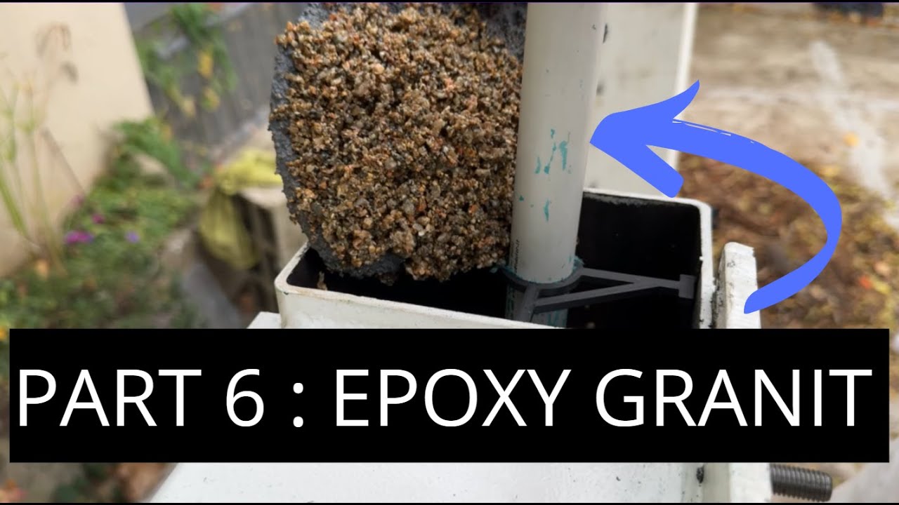 CNC MILLING MACHINE - PART 6 - Filling with epoxy granit & more