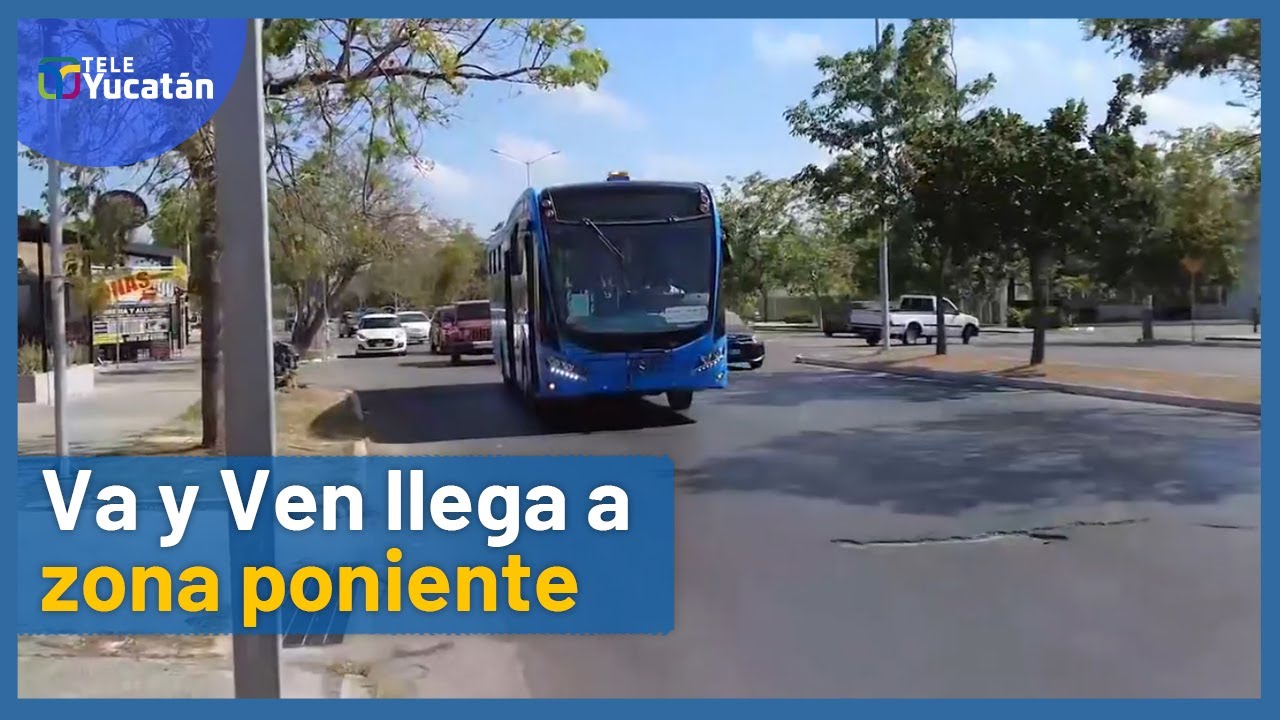 Llega el Va y Ven a la zona poniente de Mérida | TELE Yucatán
