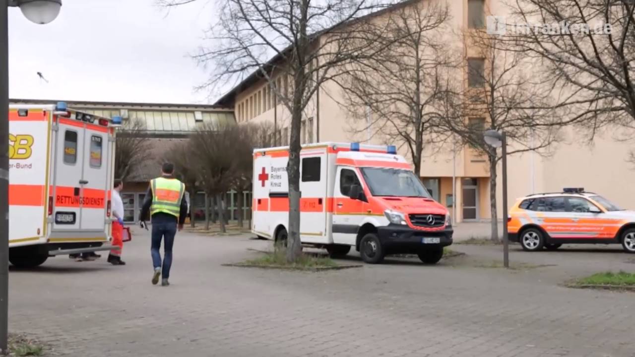 Großeinsatz bei Berufsschule Forchheim