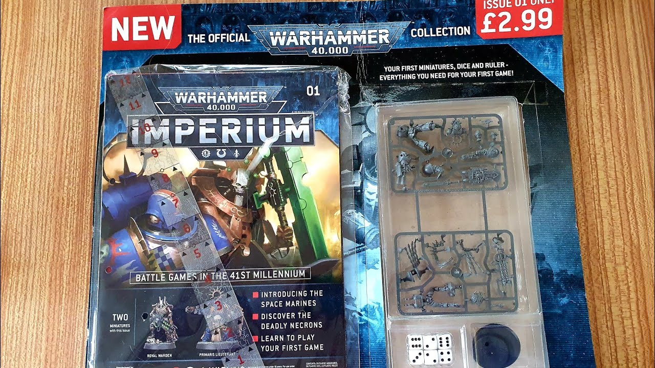 #Warhammer 40, 000 Imperium Magazine Issue 1 Review #Imperium #spacemarine #necron