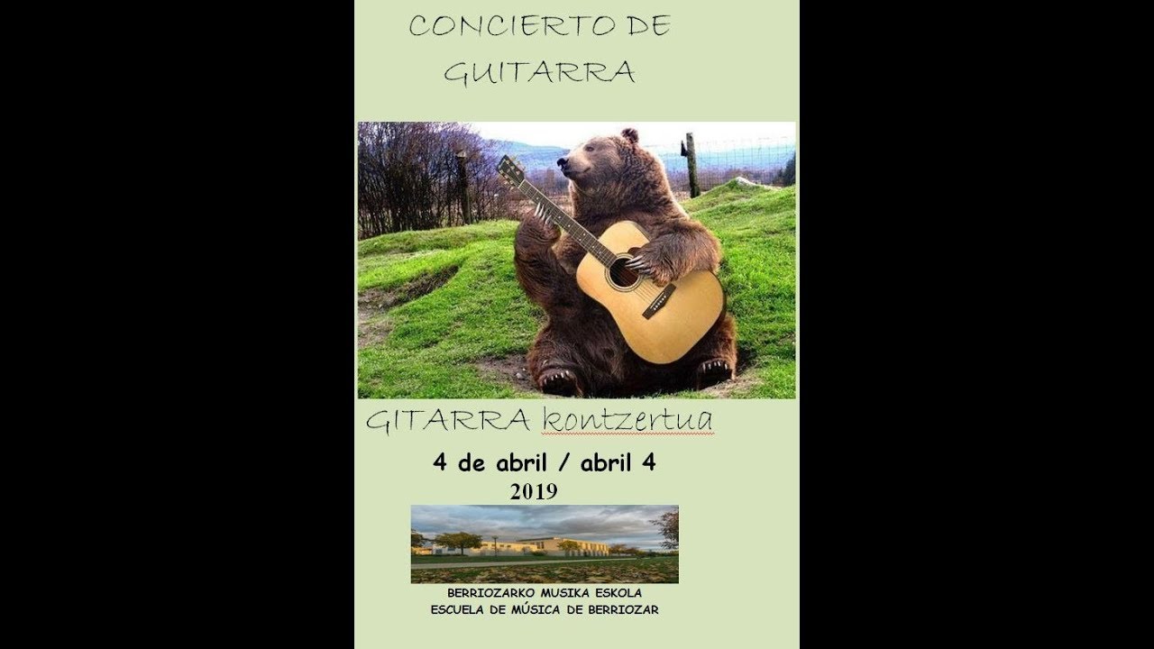 20190404 Concierto de Guitarra Escuela Musica de Berriozar