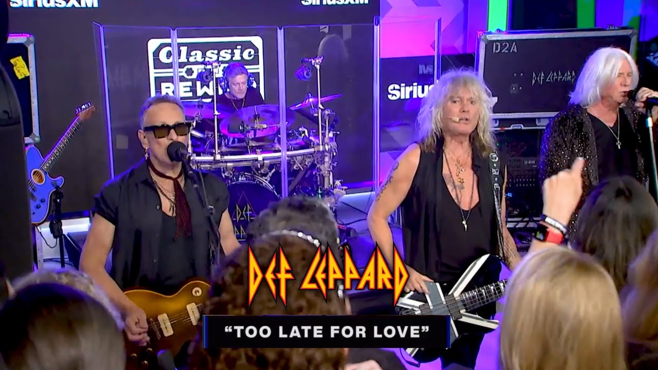 Def Leppard - Too Late for Love (Live @ Sirius XM Garage)