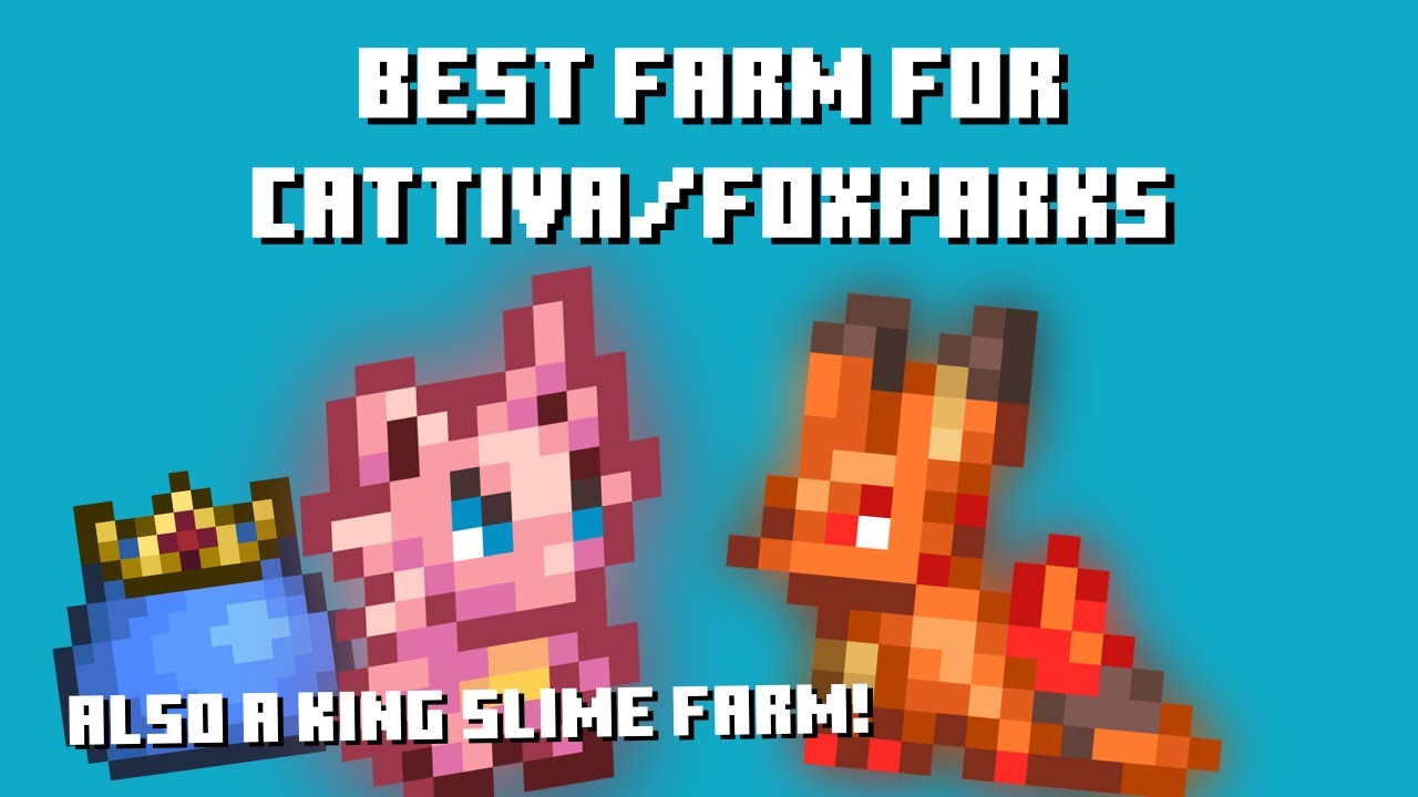 How to build the Best Foxparks/Cattiva farm Terraria 1.4.5