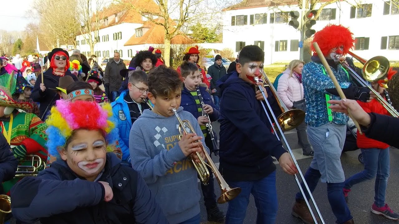 Faschingsumzug in der Firnhaberau