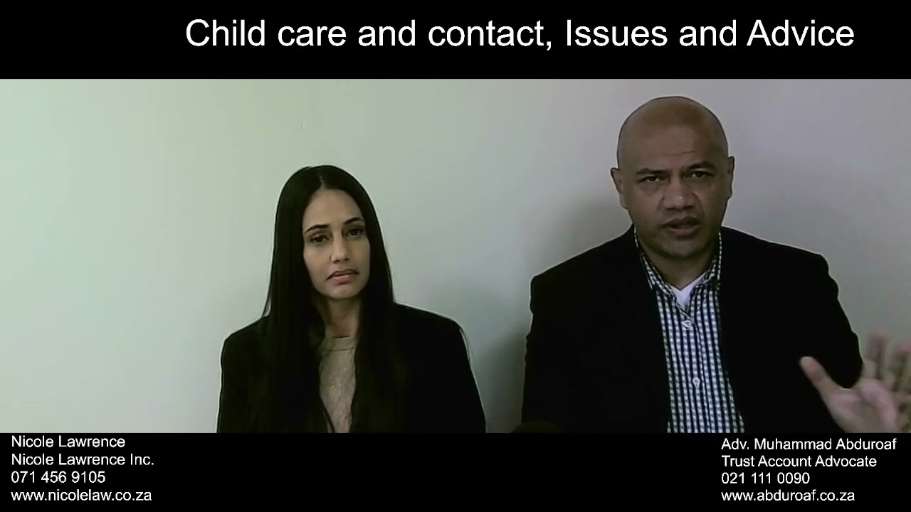 Family Law with Attorney Nicole Lawrence and Adv. Muhammad Abduroaf