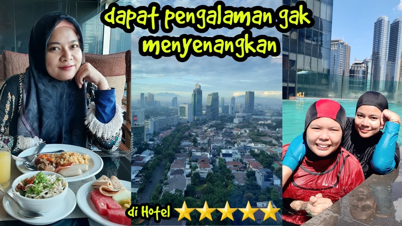 staycation di Manhattan Hotel Jakarta view Kamar nya keren terlihat Gunung & gedung -gedung tinggi