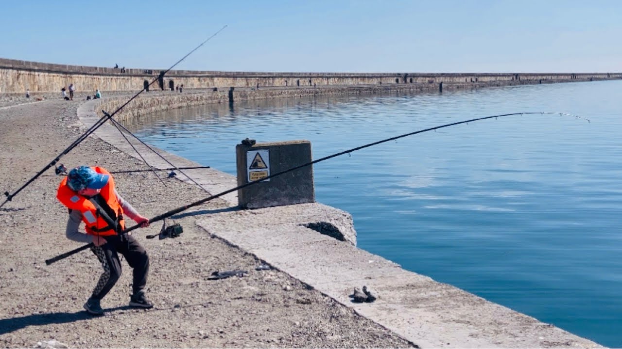 FISH ON❗️at Holyhead Breakwater 🦈 LOADS OF ACTION, UK Sea Fishing 💦