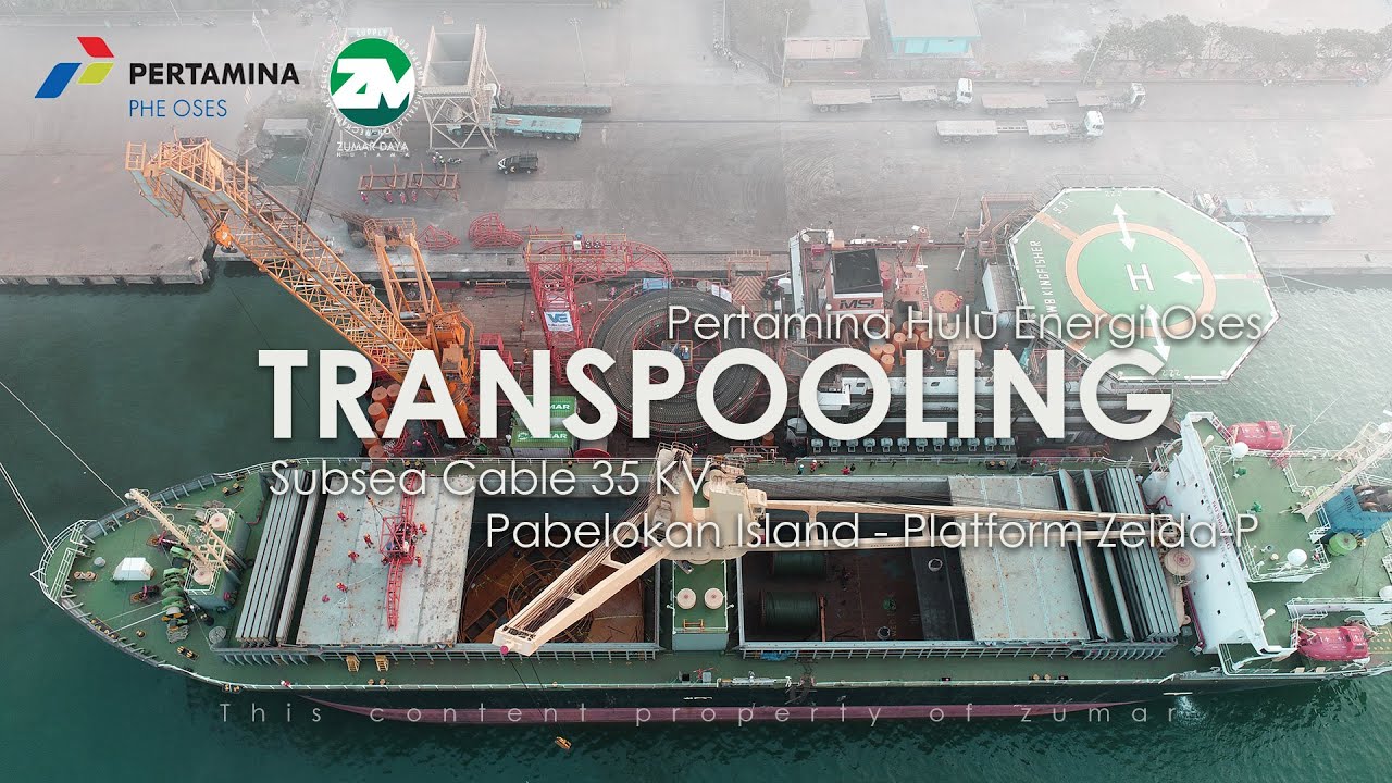 TRANSPOOLING SUBSEA CABLE 35KV - Platform Zelda-P