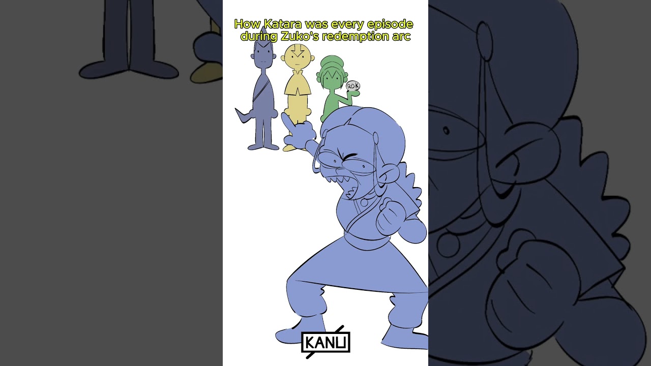 How Katara was every episode during Zuko's redemption arc...#avatar #oc #digitalart #memes #fyp