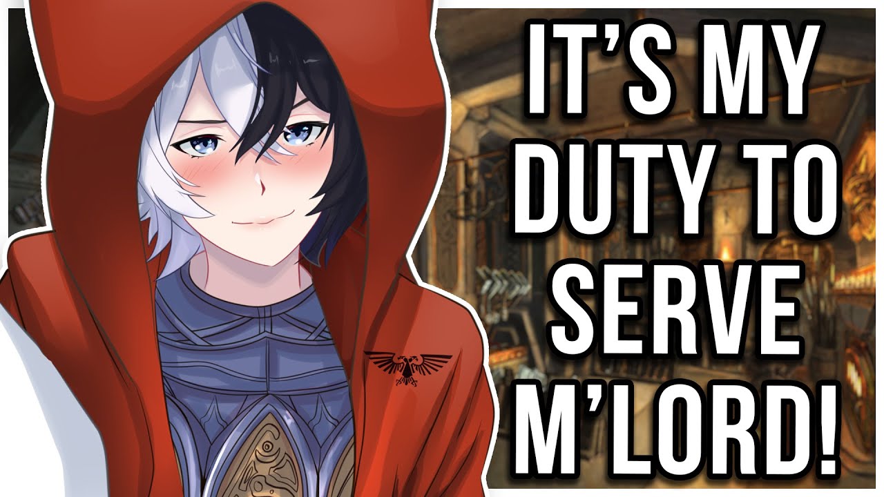 ASMR Roleplay | Femboy Squire Prepares And Fixes His Custodes | Warhammer 40K RP ⚔️