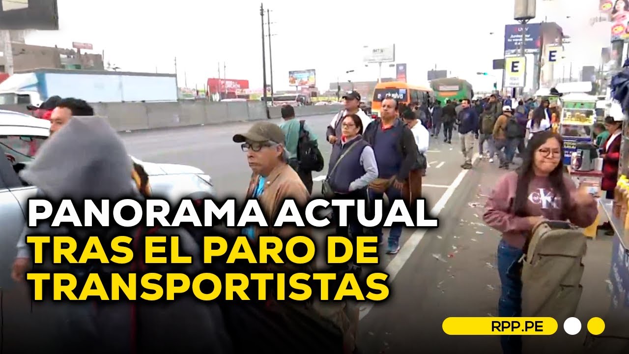 Paro de transportistas: situación actual en las calles de Lima #ROTATIVARPP | DESPACHO