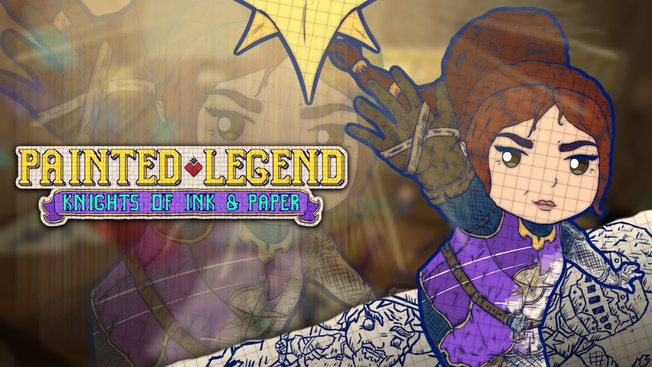 Painted Legend: Knights of Ink & Paper - [Release gameplay trailer]