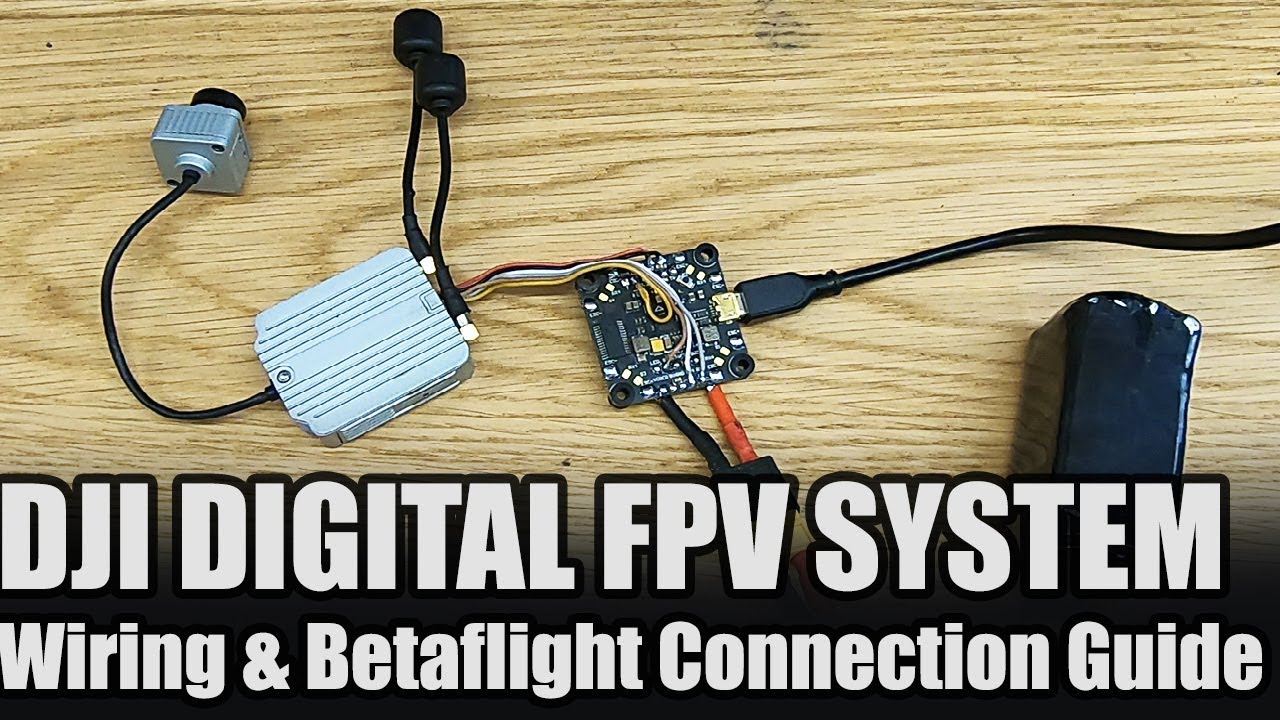 DJI FPV Wiring Guide - How to connect to Betaflight