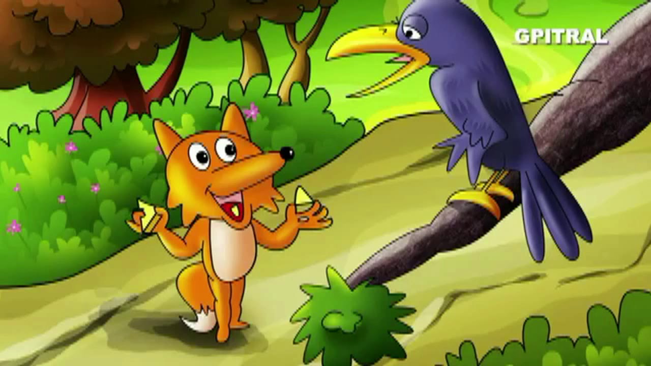 Αλεπού και κόρακας Κική Καψάσκη The fox and the crow