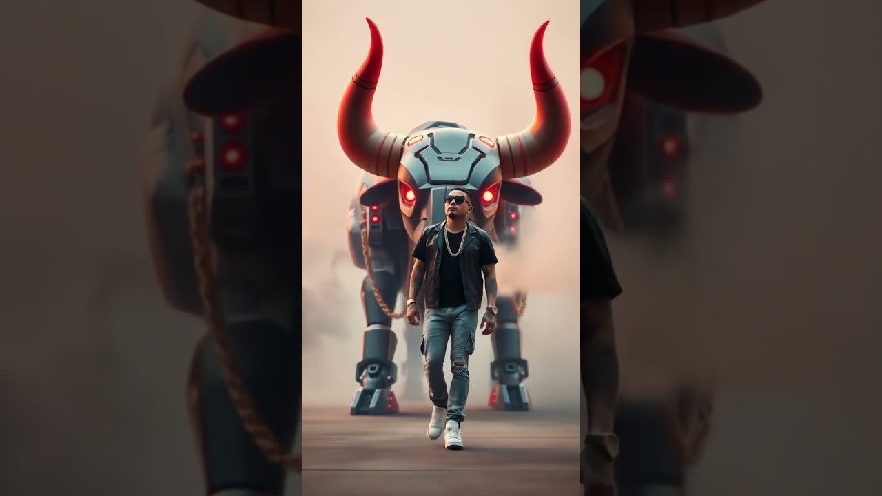 Rising Rapper with Robotic Bull #shorts #viralvideo #trending #new #fyp