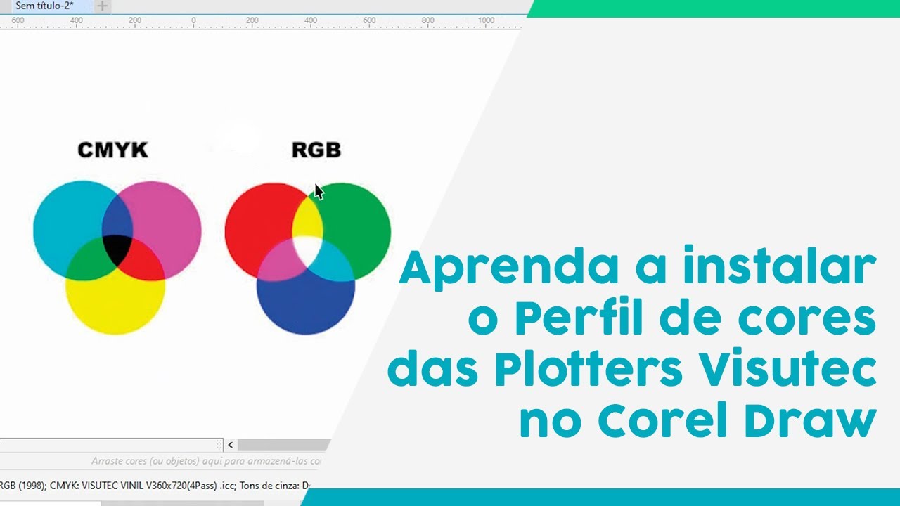 Multivisi | Visutec | Aprenda instalar o perfil de cores das plotters Visutec no Corel Draw