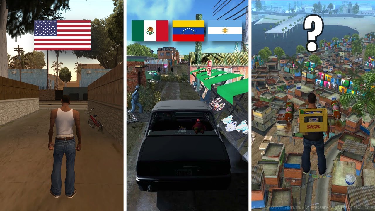 GTA San Andreas PERO a Cada Minuto Es Más TERCERMUNDISTA...