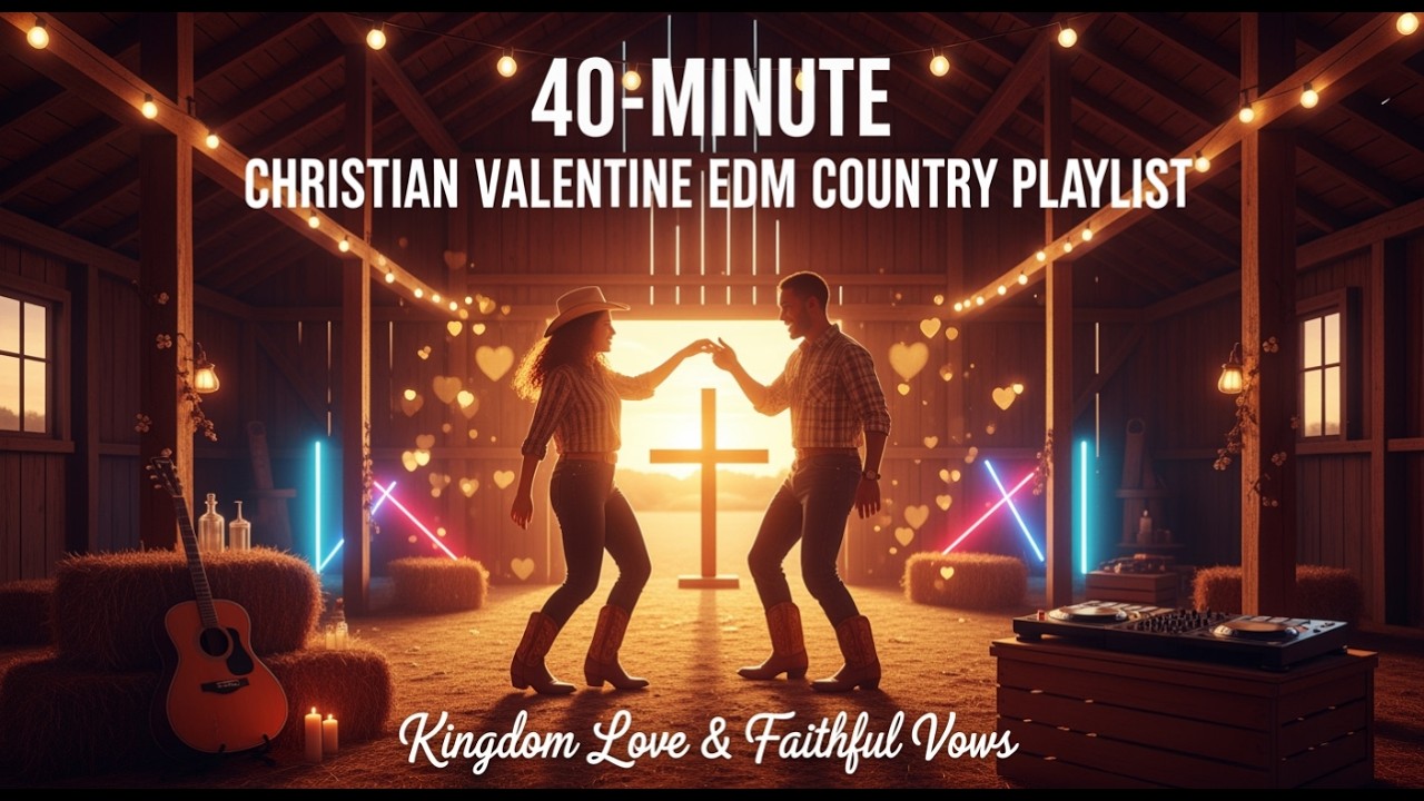 40-Minute Christian Valentine EDM Country Songs | Kingdom Love & Faithful Vows #country #edm #love
