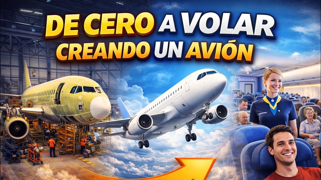 ✈️ De una idea al cielo: así nace un avión | @aerovisionoficial #avion #vuelo #aviation