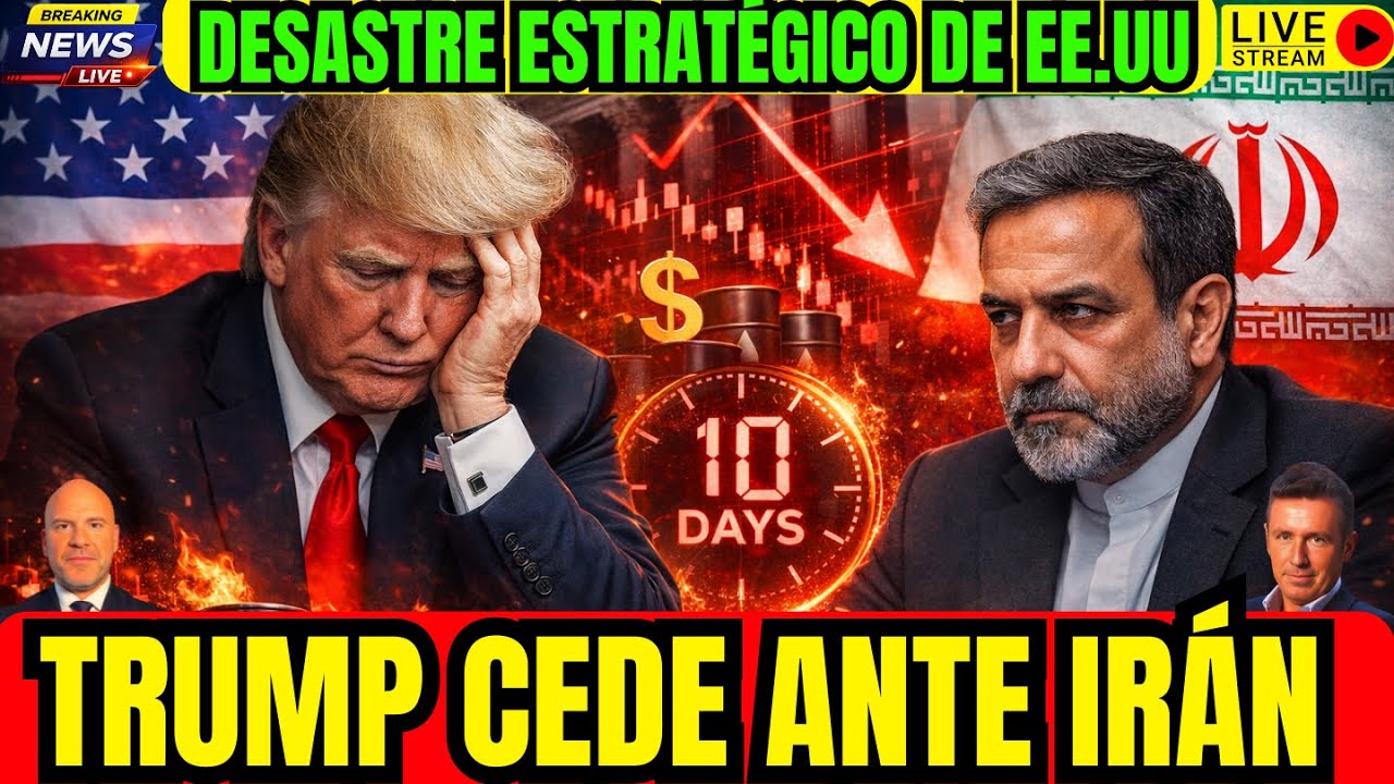 DIRECTO. URGENTE. TRUMP CEDE ANTE IR&Aacute;N. DESASTRE ESTRAT&Eacute;GICO DE EEUU. ISRAEL NETANYAHU
