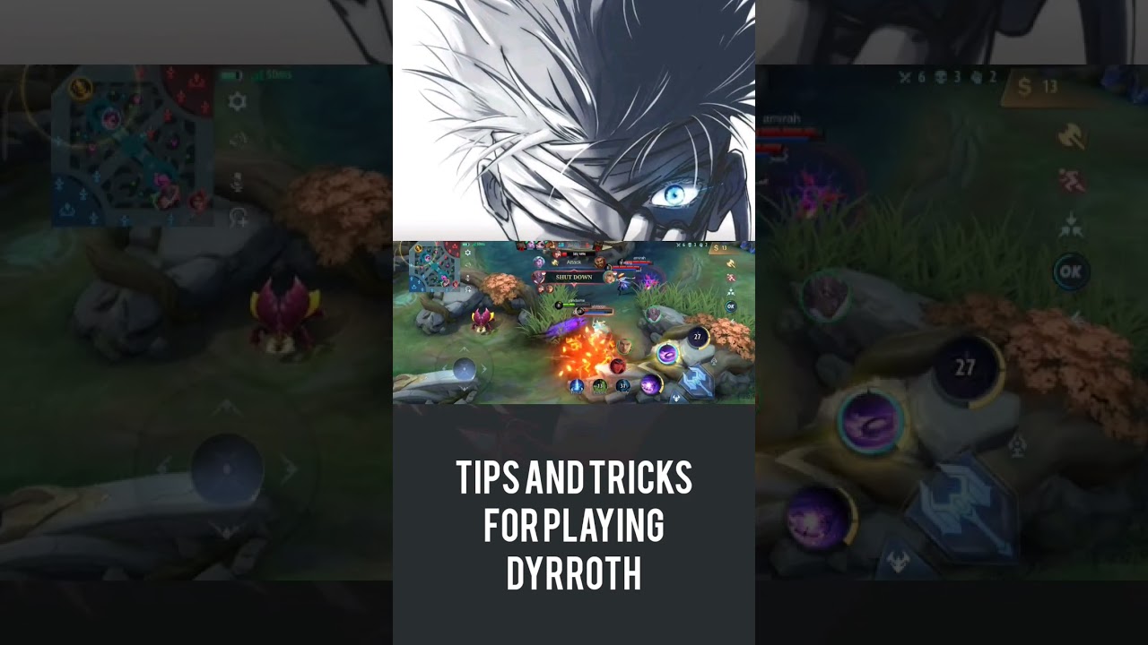 TIPS AND TRICKS FOR PLAYING DYRROTH #mlbb #dyrroth #tutorial #gameplay