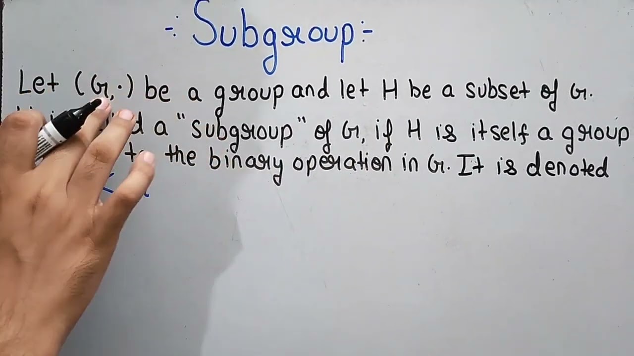 Group Theory| Subgroup |Definition and Examples of Subgroup| Theta Classes