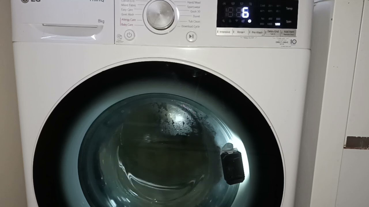 LG ThinQ direct drive Final spin (Unbalanced) Heavy beddings 7 kg