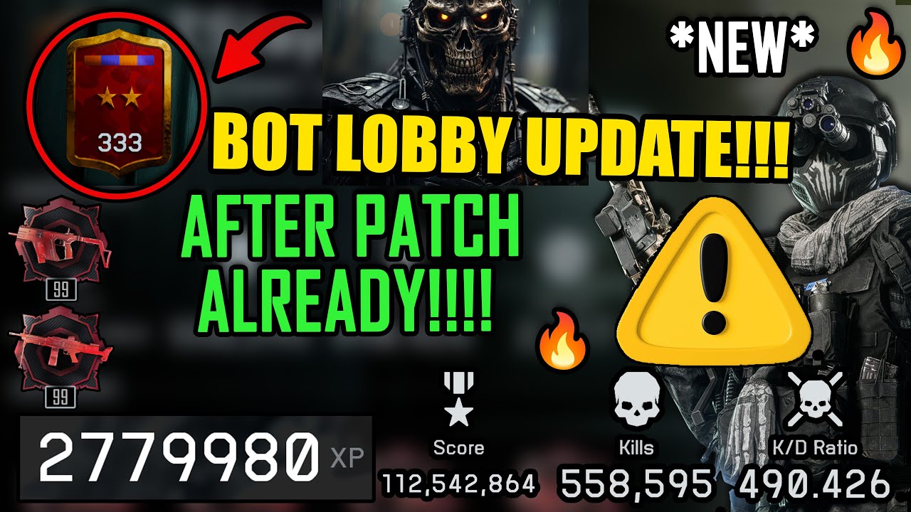 🔴 Live 🔴 -  REDBULL GIVEAWAY! BOT LOBBY DOUBLE XP EXPLOIT🔥Level 456+ 🔥750k XP/hr 🔥 XP CAP & Chat 🔥