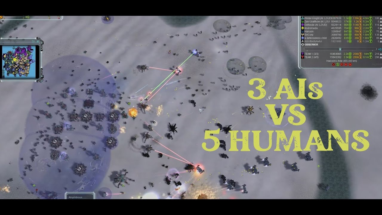 Halcyon's Ante #1 - Multiplayer w/ LOUD Mod in Supreme Commander Forged Alliance