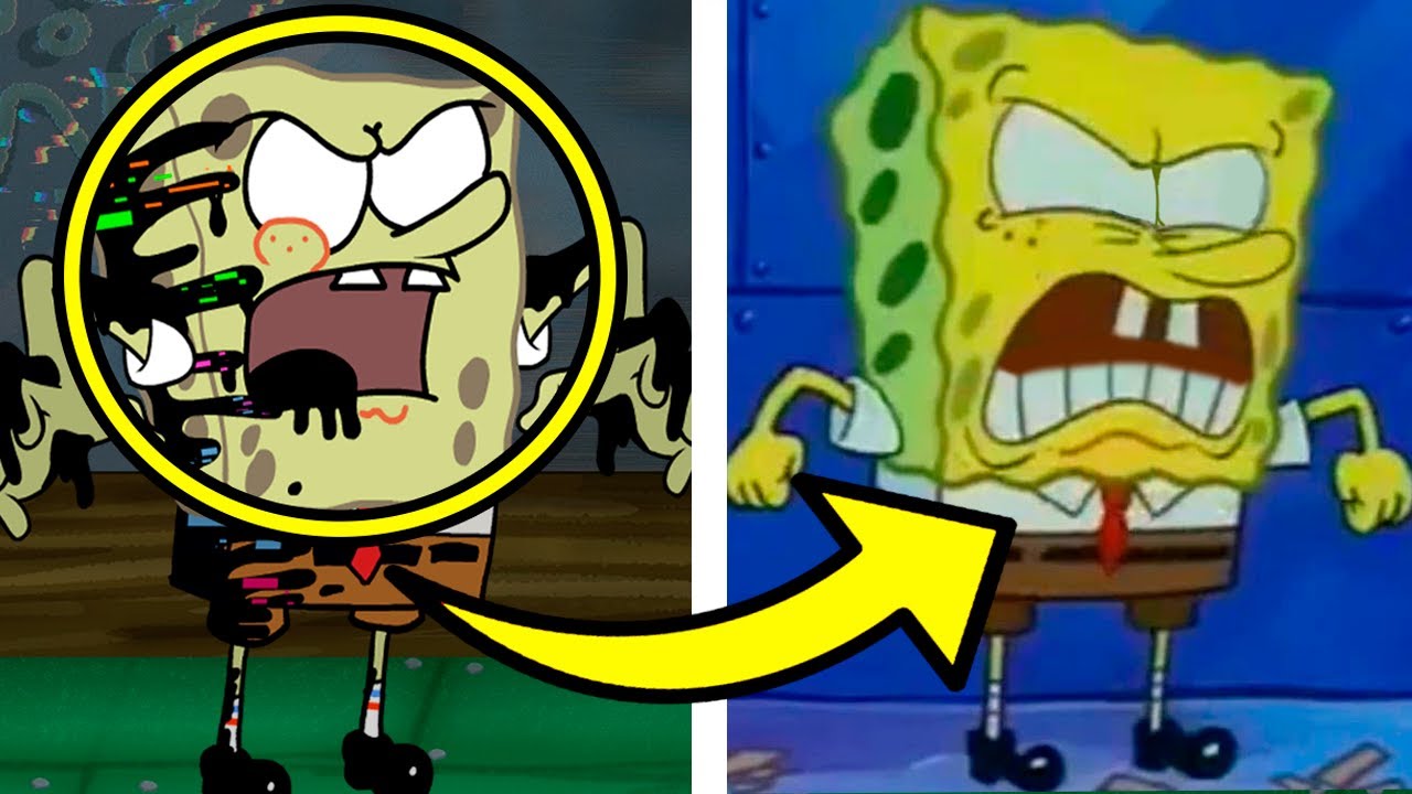 References in Corrupted Spongebob (FNF X Pibby) | Come and Learn with Pibby